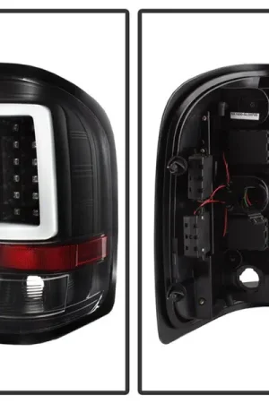 Popular Spyder 07-13 Silverado (Will Not Work w/2010 921 Bulb) V3 LED Tail Lghts Blk ALT-YD-CS07V3-LBLED-BK