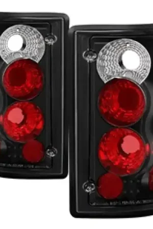 New Release Spyder Ford Excursion 00-06/Econoline 150/250/350/450/550 95-06 Euro Tail Lights Blk ALT-YD-FEC00-BK