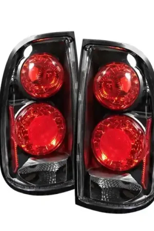 Authentic Spyder Toyota Tundra 00-03/Tundra 04-06 Euro Tail Lights Blk ALT-YD-TTRA00-BK