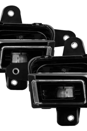 While Supplies Last Spyder 23-25 GMC Sierra 1500 OEM Style LED Fog Light w/ Switch - Clear (FL-GS2023-LED-C)