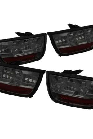 Sale Spyder Chevy Camaro 10-13 LED Tail Lights Smoke ALT-YD-CCAM2010-LED-SM