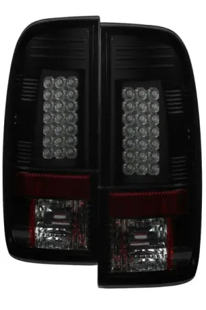 Clearance Spyder Ford F150 side 97-03/F250 Super Duty 99-07 LED Tail Lights Blk Smke ALT-YD-FF15097-LED-BSM