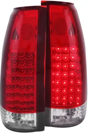 ANZO 1999-2000 Cadillac Escalade LED Taillights Red Clear G2 Wholesale