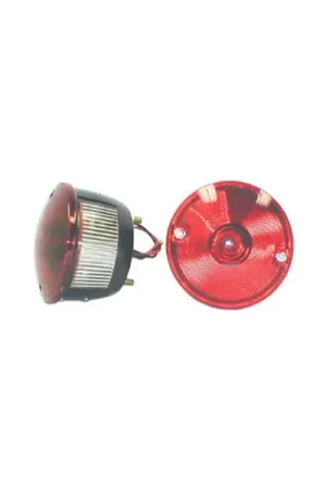 Premium Omix Left Round Tail Lamp 45-75 Willys CJ Models