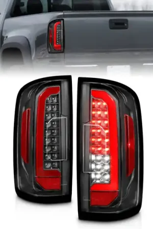Bargain ANZO 15-21 Chevrolet Colorado Full LED Tail Lights w/ Red Lightbar Black Housing Clear Lens