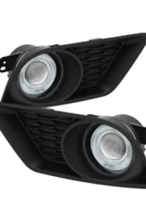 Get Yours Spyder Dodge Charger 2011-2014 Halo Projector Fog Lights w/Switch Clear FL-P-DCH2011-C