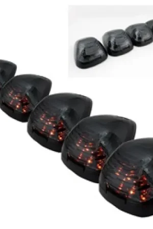 Brand New xTune Ford SuperDuty F250-F250 99-15 Amber LED Cab Roof lights - Smoke ACC-LED-FDSD99-CR-SM