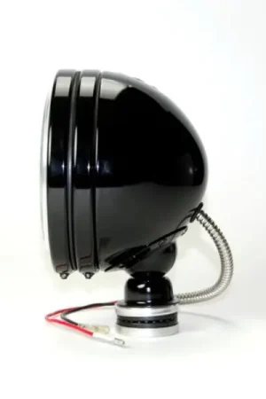 KC HiLiTES Daylighter 6in. Halogen Light 100w Spot Beam (Single) - Black SS Professional Grade