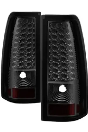 xTune Chevy Silverado 1500/2500/3500 99-02 99-03 LED Tail Lights Smoke ALT-ON-CS99-LED-SM Crafted