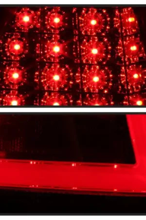 Must Have Spyder Chrysler 300C 08-10 V2 Light Bar LED Tail Lights - Red Clear ALT-YD-C308V2-LED-RC