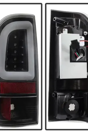 While Supplies Last Spyder 08-16 Ford Super Duty F-250 V3 Light Bar LED Tail Lights - Black (ALT-YD-FS07V3-LBLED-BK)