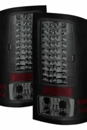 Spyder GMC Sierra 07-13 (Not 3500 Dually 4 Rear Wheels)LED Tail Lights Blk Smke ALT-YD-GS07-LED-BSM Affordable
