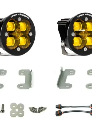 Best Seller Baja Designs 18-20 Jeep JL Fog Pocket Kit For Wrangler JL Sahara Squadron Amber Lens SAE FPK