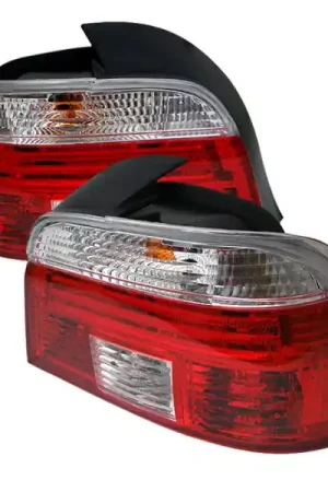 Exclusive xTune BMW E39 5-Series 97-00 Tail Light Red Clear ALT-CI-BE3997-RC