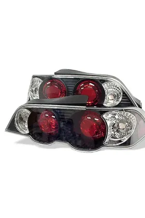 Popular Spyder Acura RSX 02-04 Euro Style Tail Lights Black ALT-YD-ARSX02-BK