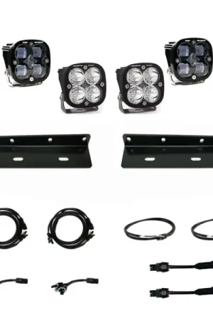 Baja Designs 2021+ Ford Raptor Aftermarket Pro Fog Pocket SAE Kit Budget