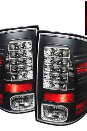 Sale Spyder Dodge Ram 1500 09-14 10-14 LED Tail Lights Incandescent only - Blk ALT-YD-DRAM09-LED-BK