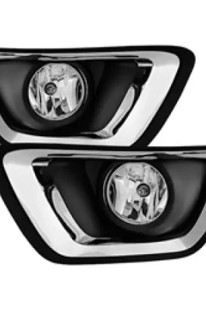 Cheap Spyder Chevy Colorado 2015-2017 OEM Fog Lights w/switch - Clear FL-CCOL15-C