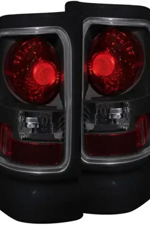 ANZO 1994-2001 Dodge Ram Taillights Dark Smoke Crafted