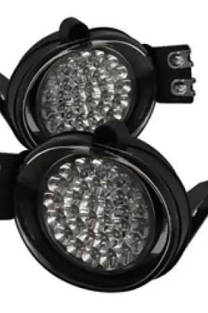 Luxury Spyder Dodge Ram 02-08/Durango 04-06 LED Fog Lights w/Switch Clear FL-LED-DRAM02-C