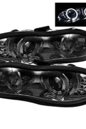 Special Discount Spyder Chevy Camaro 98-02 Projector Headlights LED Halo LED Smke - Low H1 PRO-YD-CCAM98-HL-SM