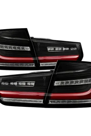 Same Day Shipping Spyder BMW 3 Series F30 2012-2018 Full LED Tail Lights (ALT-YD-BMWF3012-SEQ-BK) Black (WONT FIT X3)