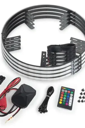 Last Chance ORACLE Lighting LED Illuminated Wheel Rings 16.5in PLASMA ColorSHIFT w/BC2 Bluetooth Controller