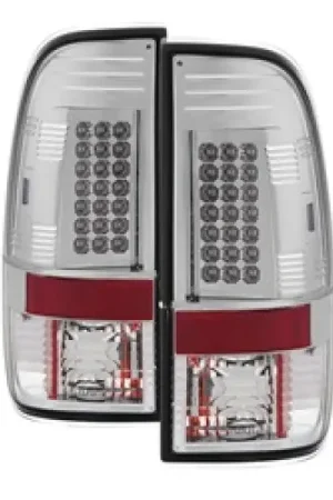 Spyder Ford F150 side 97-03/F250/350/450 Super Duty 99-07 LED Tail Lights Chrm ALT-YD-FF15097-LED-C Fresh Stock