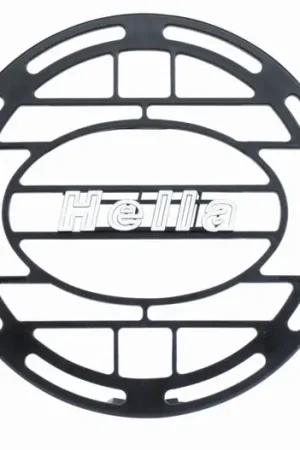 Last Chance Hella Stone Shield Round Plastic Black Hella Logo Light Cover