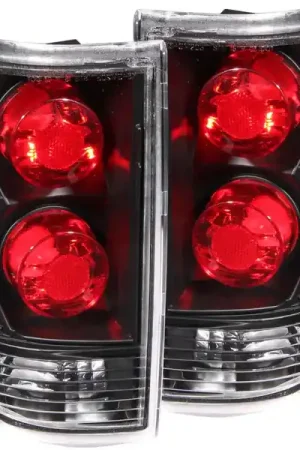 Premium ANZO 1995-2005 Chevrolet Blazer Taillights Dark Smoke