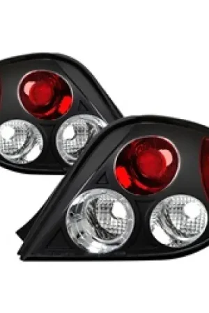 Premium Spyder Hyundai Tiburon 03-05 Euro Style Tail Lights Black ALT-YD-HYT03-BK