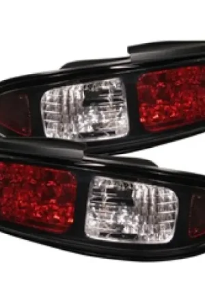 Spyder Nissan 240SX 95-98 LED Tail Lights Black ALT-YD-N240SX95-LED-BK While Supplies Last