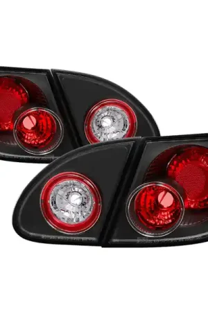 Spyder Toyota Corolla 03-08 Euro Style Tail Lights Black ALT-YD-TC03-BK Money Back Guarantee