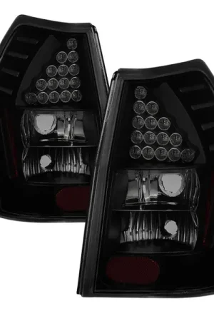 Grab Now xTune Dodge Magnum 05-08 LED Tail Lights - Black Smoked ALT-JH-DMAG05-LED-BSM