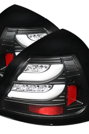 Spyder Pontiac Grand Prix 04-08 Light Bar LED Tail Light Black ALT-YD-PGP04-LED-BK Express Delivery