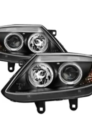 Best Price Spyder BMW Z4 03-08 Projector Headlights Xenon/HID Model Only - LED Halo Black PRO-YD-BMWZ403-HID-BK