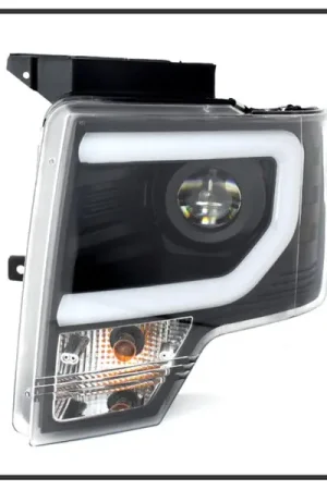 Spyder Ford F150 13-14 Projector Factory Xenon Model- Light Bar DRL Blk PRO-YD-FF15013-LBDRL-HID-BK Limited Edition