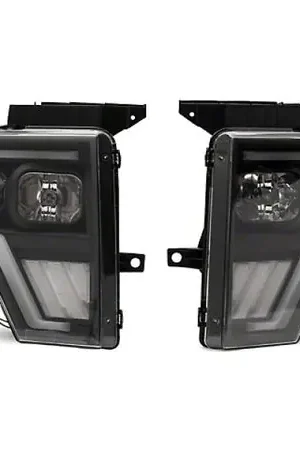 Raxiom 09-14 Ford F-150 G4 Projector Headlights- Black Housing (Clear Lens) Worldwide Shipping