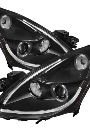 Spyder Nissan Altima 4Dr 10-12 Projector Headlights Light DRL LED Halo Blk PRO-YD-NA104D-LTDRL-BK Limited Edition