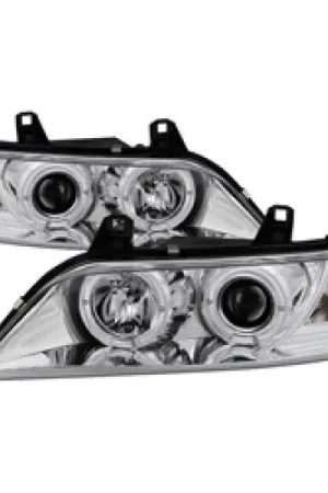 Editor’s Pick Spyder BMW Z3 96-02 Projector Headlights LED Halo Chrome High H1 Low H1 PRO-YD-BMWZ396-HL-C