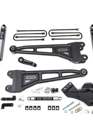 New Arrival 4 Inch Lift Kit w/ Radius Arm | FOX 2.5 Performance Elite Coil-Over Conversion | Ford F250/F350 Super Duty (17-19) 4WD | Diesel