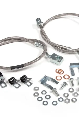 Flash Sale Front Brake Line Set | Stainless Steel | Fits 6 Inch Lift | Chevy Silverado and GMC Sierra 2500HD / 3500HD (11-25)