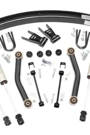 4.5 Inch Lift Kit V2 Rear AAL 84-01 Jeep Cherokee XJ 2WD/4WD Rough Country Final Sale