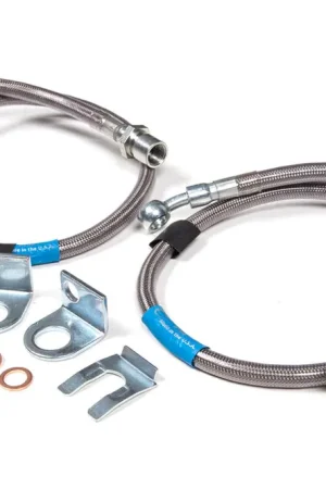 Premium Front Brake Line Set | Stainless Steel | Fits 6 Inch Lift | Chevy/GMC Truck and SUV (07-18)