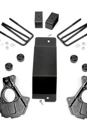 3.5 Inch Suspension Lift Knuckle Kit w/Struts 14-18 Silverado/Sierra 1500 4WD Aluminum & Stamped Steel Rough Country Place Order