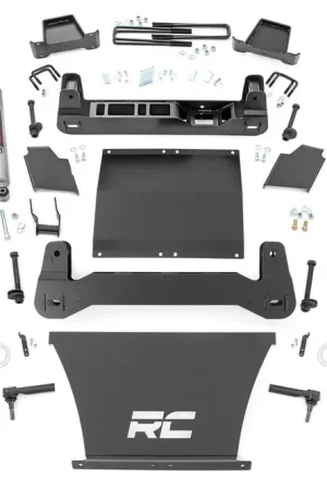 4 Inch Suspension Lift Kit Lifted Struts 19-20 Silverado/Sierra 1500 Trailboss/AT4 4WD Rough Country Hassle-Free Returns