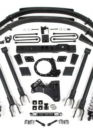 8 Inch Lift Kit w/ 4-Link | FOX 2.5 Performance Elite Coil-Over Conversion | Ford F250/F350 Super Duty (17-19) 4WD | Diesel Reduced Price