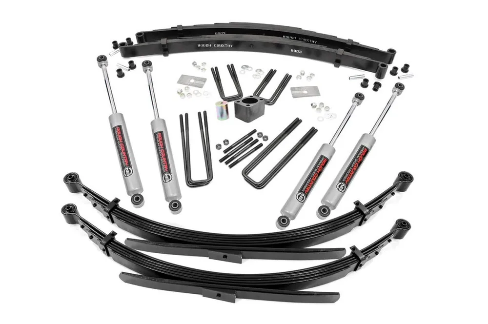 4 Inch Suspension Lift System Dana 60 74-77 W100/W200/W300 Rough Country Crafted