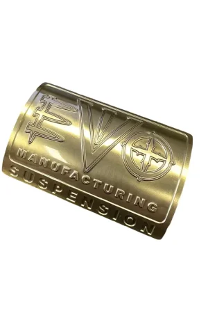 Money Back Guarantee EVO Lower Control Arm Cast Badge Sticker 2" Tube