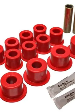 Save Now Energy Suspension 65-72 Dodge Charger (w/ 2in Main Eye) Black Rear Leaf Spring Bushing Set